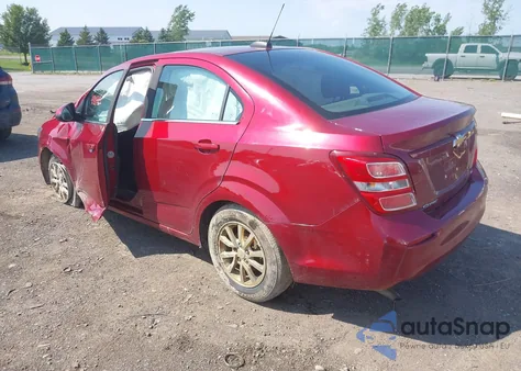 2017 Chevrolet Sonic Lt Auto из США, поврежденный, VIN 1G1JD5SG8H4114342